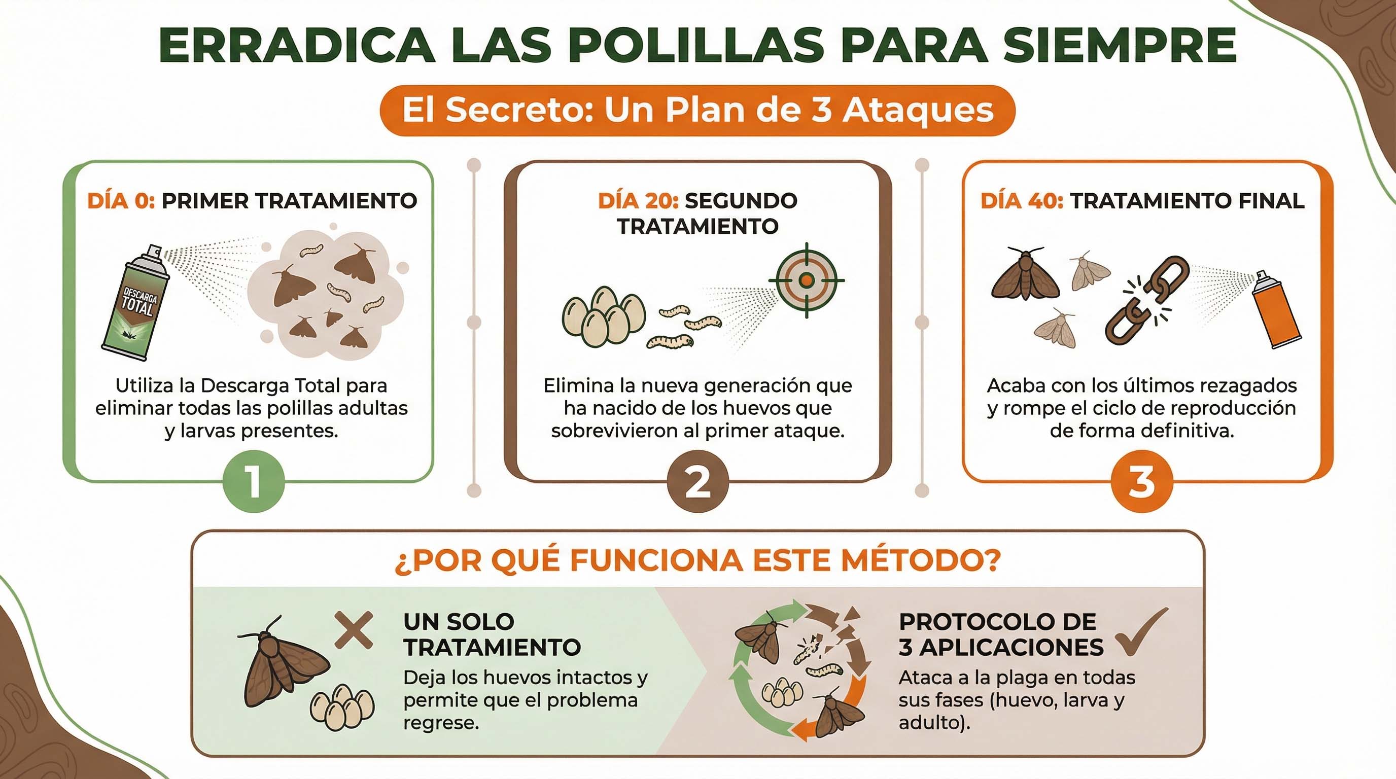 Guía tratamiento anti polillas